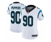 Women's Nike Carolina Panthers #90 Julius Peppers Vapor Untouchable Limited White NFL Jersey