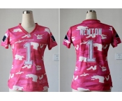 nike women nfl jerseys carolina panthers #1 cam newton pink[fashion camo]