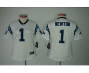 nike women nfl jerseys carolina panthers #1 newton white[nike limited]