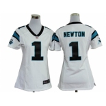 nike women nfl jerseys carolina panthers #1 newton white[nike]