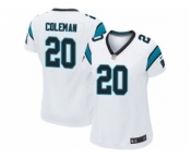 nike women nfl jerseys carolina panthers #20 kurt coleman white[nike]