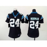 nike women nfl jerseys carolina panthers #24 norman black[nike]