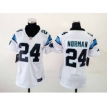 nike women nfl jerseys carolina panthers #24 norman white[nike]