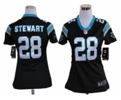 nike women nfl jerseys carolina panthers #28 stewart black[nike]