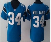 nike women nfl jerseys carolina panthers #34 williams blue[nike]