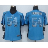 nike women nfl jerseys carolina panthers #54 thompson blue[Elite drift fashion]