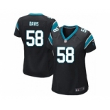 nike women nfl jerseys carolina panthers #58 thomas davis black[nike]