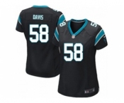 nike women nfl jerseys carolina panthers #58 thomas davis black[nike]