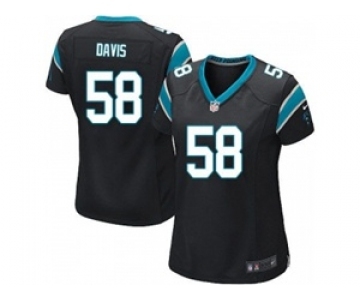 nike women nfl jerseys carolina panthers #58 thomas davis black[nike]