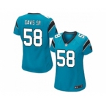 nike women nfl jerseys carolina panthers #58 thomas davis blue[nike]