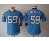 nike women nfl jerseys carolina panthers #59 kuechly blue[nike limited]