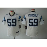 nike women nfl jerseys carolina panthers #59 kuechly white[nike limited]