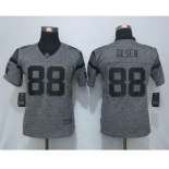 nike women nfl jerseys carolina panthers #88 olsen gray[nike]