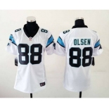 nike women nfl jerseys carolina panthers #88 olsen white[nike]