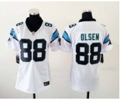 nike women nfl jerseys carolina panthers #88 olsen white[nike]