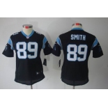 nike women nfl jerseys carolina panthers #89 steve smith black[nike limited]