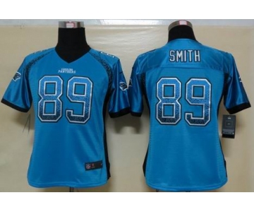 nike women nfl jerseys carolina panthers #89 steve smith blue[nike drift fashion]