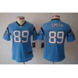 nike women nfl jerseys carolina panthers #89 steve smith blue[nike limited]