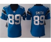 nike women nfl jerseys carolina panthers #89 steve smith blue[nike]