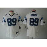 nike women nfl jerseys carolina panthers #89 steve smith white[nike limited]