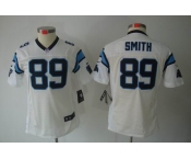 nike women nfl jerseys carolina panthers #89 steve smith white[nike limited]