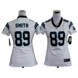 nike women nfl jerseys carolina panthers #89 steve smith white[nike]