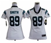 nike women nfl jerseys carolina panthers #89 steve smith white[nike]