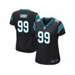 nike women nfl jerseys carolina panthers #99 kawann short black[nike]