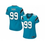 nike women nfl jerseys carolina panthers #99 kawann short blue[nike]