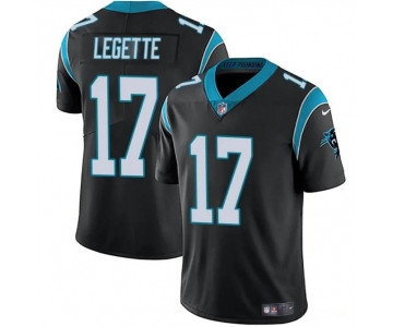 Youth Carolina Panthers #17 Xavier Legette Black 2024 Draft Vapor Limited Football Stitched Jersey