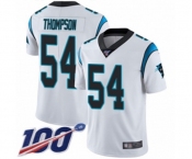 Youth Carolina Panthers #54 Shaq Thompson White Vapor Untouchable Limited Player 100th Season Football Jersey