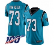 Youth Carolina Panthers #73 Greg Van Roten Blue Alternate Vapor Untouchable Limited Player 100th Season Football Jersey