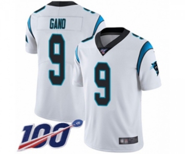 Youth Carolina Panthers #9 Graham Gano White Vapor Untouchable Limited Player 100th Season Football Jersey