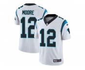 Youth Nike Carolina Panthers #12 DJ Moore White Stitched NFL Vapor Untouchable Limited Jersey