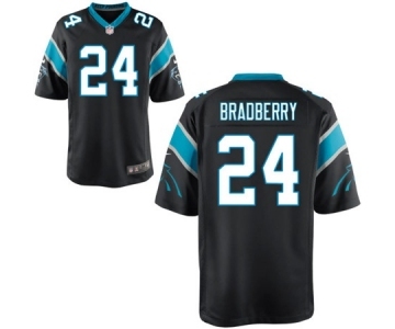 Youth Nike Carolina Panthers #24 James Bradberry Black Team Color NFL Jersey