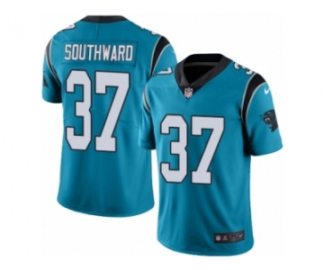 Youth Nike Carolina Panthers #37 Dezmen Southward Blue Alternate Vapor Untouchable Limited Player NFL Jersey