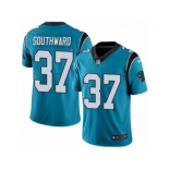 Youth Nike Carolina Panthers #37 Dezmen Southward Limited Blue Rush NFL Jersey