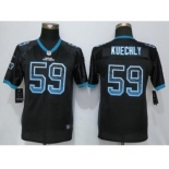 Youth Nike Carolina Panthers #59 Luke Kuechly Drift Fashion Black Jerseys