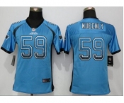 Youth Nike Carolina Panthers #59 Luke Kuechly Drift Fashion Blue Jerseys