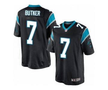 Youth Nike Carolina Panthers #7 Harrison Butker Limited Black Team Color NFL Jersey