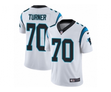 Youth Nike Carolina Panthers #70 Trai Turner Vapor Untouchable Limited White NFL Jersey