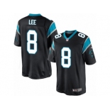 Youth Nike Carolina Panthers #8 Andy Lee Limited Black Team Color NFL Jersey