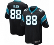 Youth Nike Carolina Panthers #88 Greg Olsen Black Team Color NFL Jersey