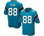 Youth Nike Carolina Panthers #88 Greg Olsen Blue Alternate NFL Jersey