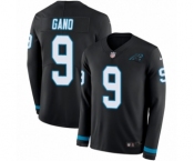 Youth Nike Carolina Panthers #9 Graham Gano Limited Black Therma Long Sleeve NFL Jersey