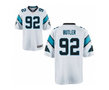 Youth Nike Carolina Panthers #92 Vernon Butler White NFL Jersey