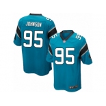 Youth Nike Carolina Panthers #95 Charles Johnson Limited Blue Alternate NFL Jersey