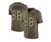 Youth Nike Carolina Panthers #98 Star Lotulelei Limited Olive Camo 2017 Salute to Service NFL Jersey