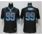 Youth Nike Carolina Panthers #99 Kawann Shor Drift Fashion Black Jerseys