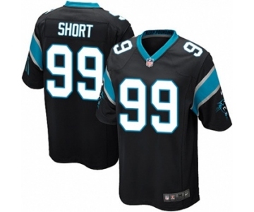 Youth Nike Carolina Panthers #99 Kawann Short Black Team Color NFL Jersey